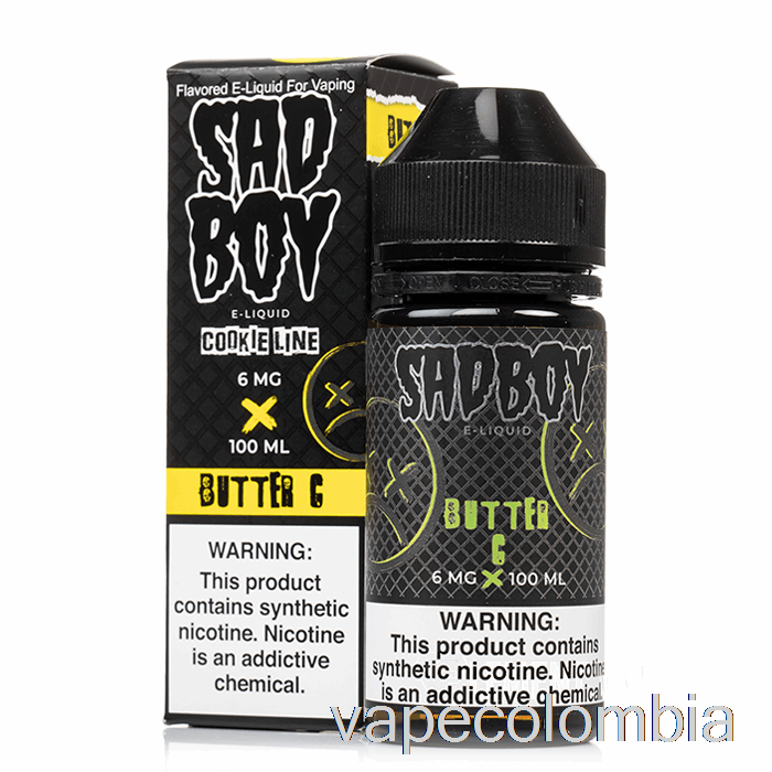 Galleta De Mantequilla Desechable Vape - Sadboy - 100ml 0mg